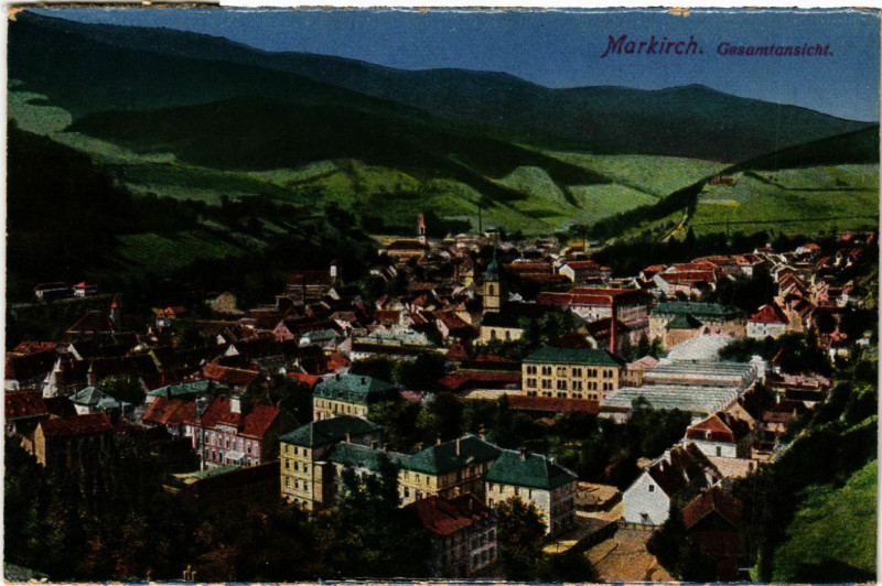 Carte postale ancienne Markirch - Gesamtansicht