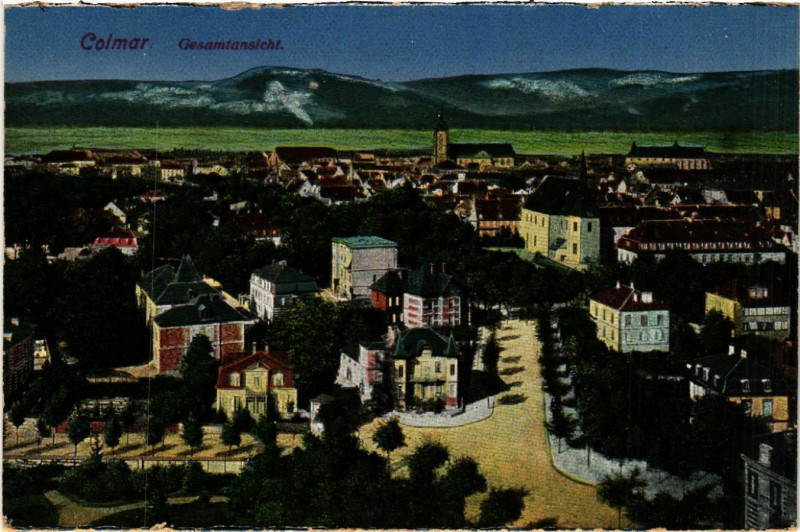 Carte postale ancienne Colmar - Gesamtansicht à Colmar