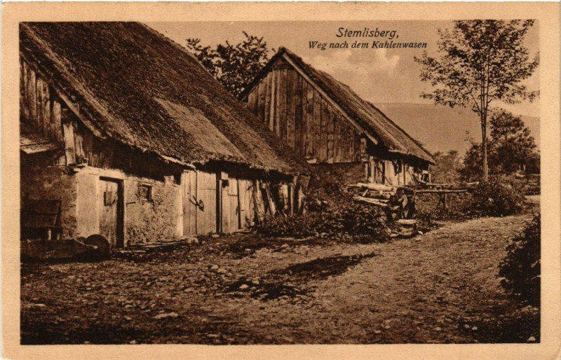 Carte postale ancienne Stemlisberg - Weg nach den Kahlenwasen