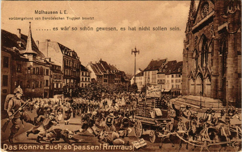Carte postale ancienne Mulhausen