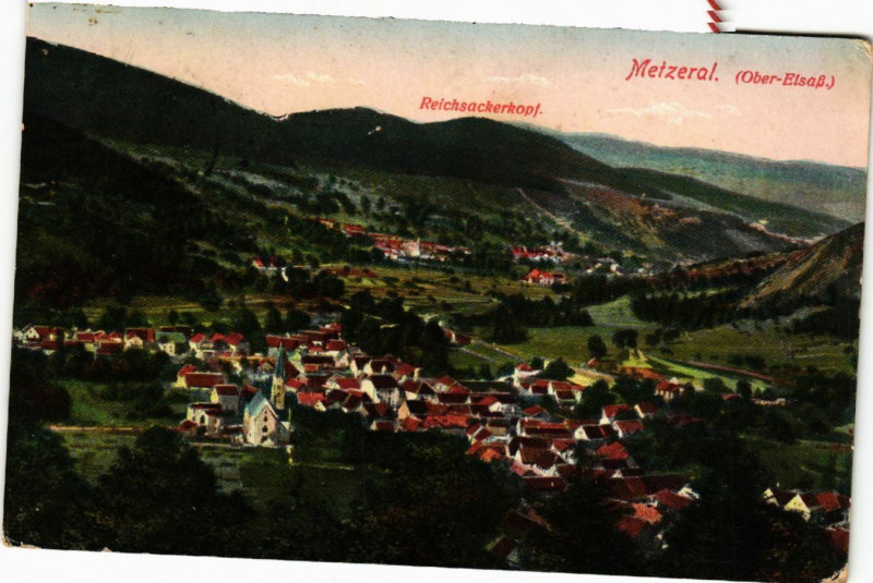 Carte postale ancienne Metzeral à Metzeral