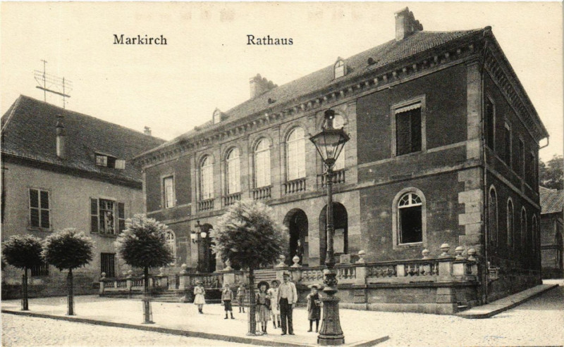 Carte postale ancienne Markirch - Rathaus