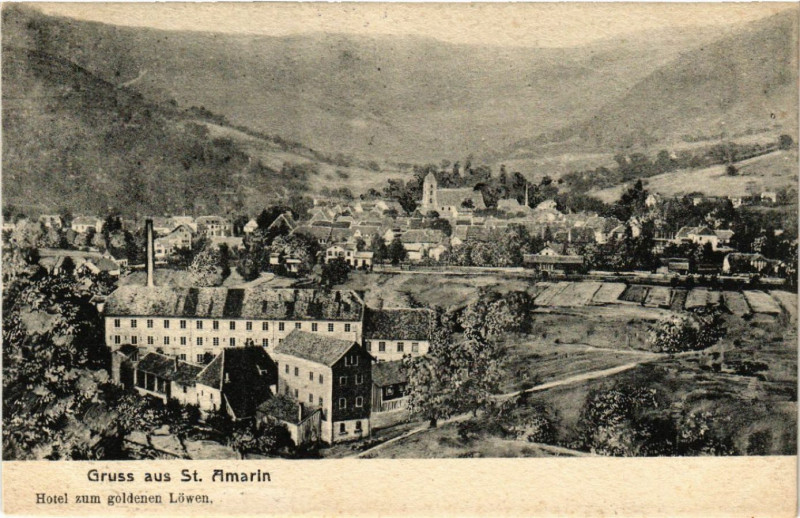 Carte postale ancienne Gruss aus Saint-Amarin à Saint-Amarin