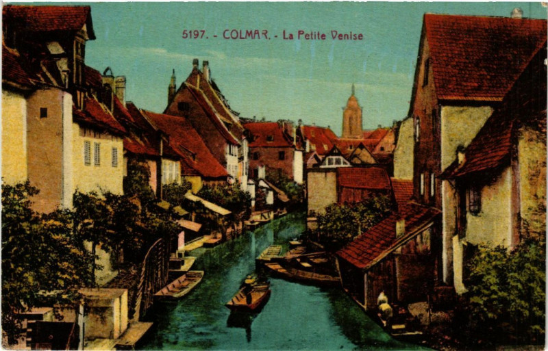 Carte postale ancienne Colmar - La Petite Venise à Colmar