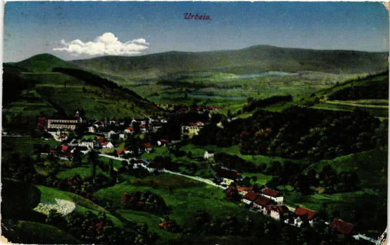 Carte postale ancienne Urbeis - Orbey - Panorama à Orbey