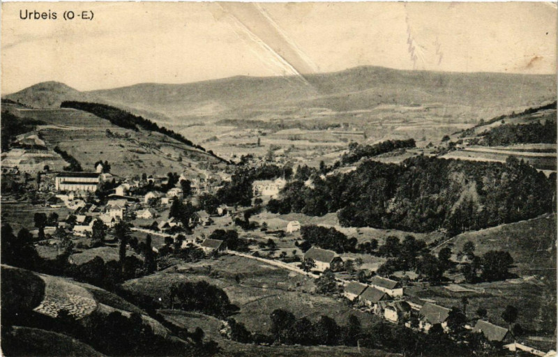 Carte postale ancienne Urbeis - Orbey - Panorama à Orbey