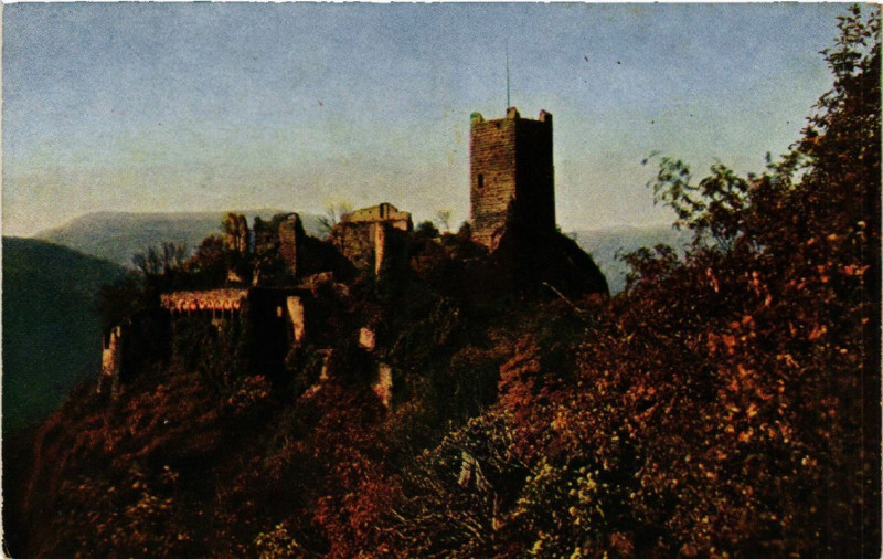 Carte postale ancienne Ribeauville - Rappoltsweiler - Ulrichsburg b. Rappoltsweiler à Ribeauvillé
