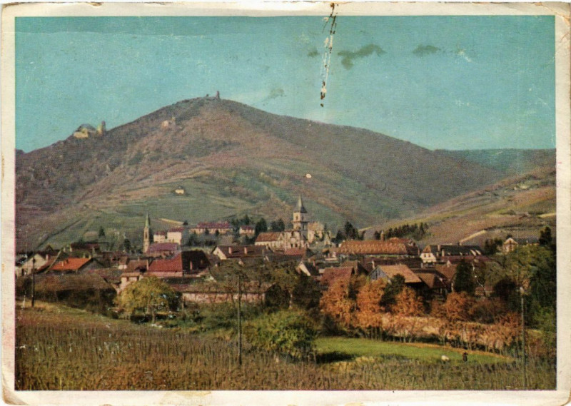 Carte postale ancienne Ribeauville - Rappoltsweiler - Teilansicht à Ribeauvillé