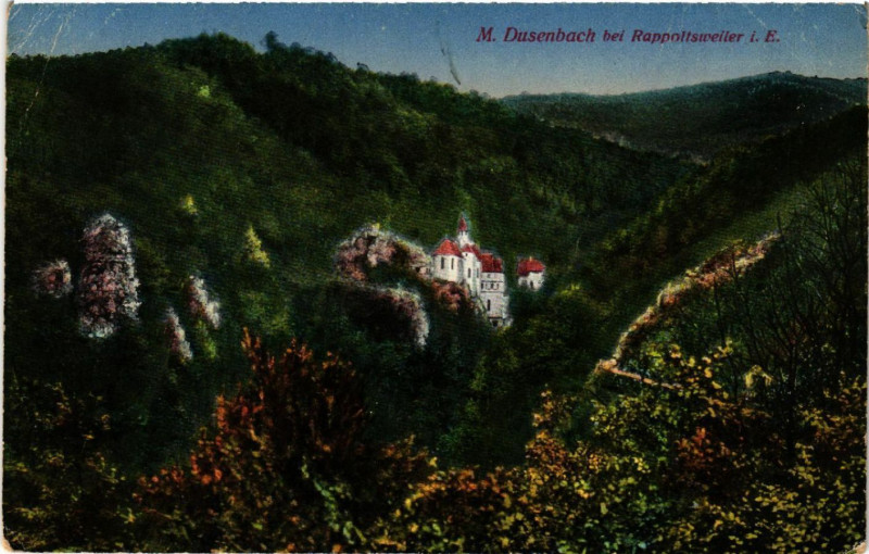 Carte postale ancienne Ribeauville - Rappoltsweiler - M. Dusenbach b. Rappoltsweiler à Ribeauvillé