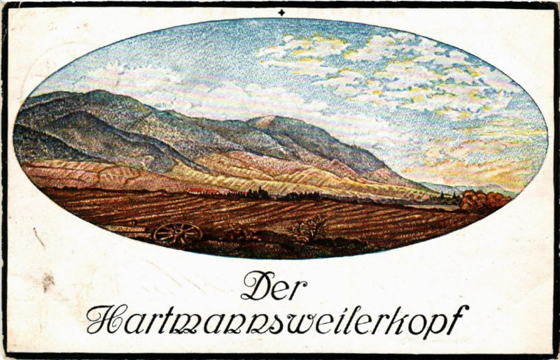 Carte postale ancienne Der Hartmannsweiler Kopf