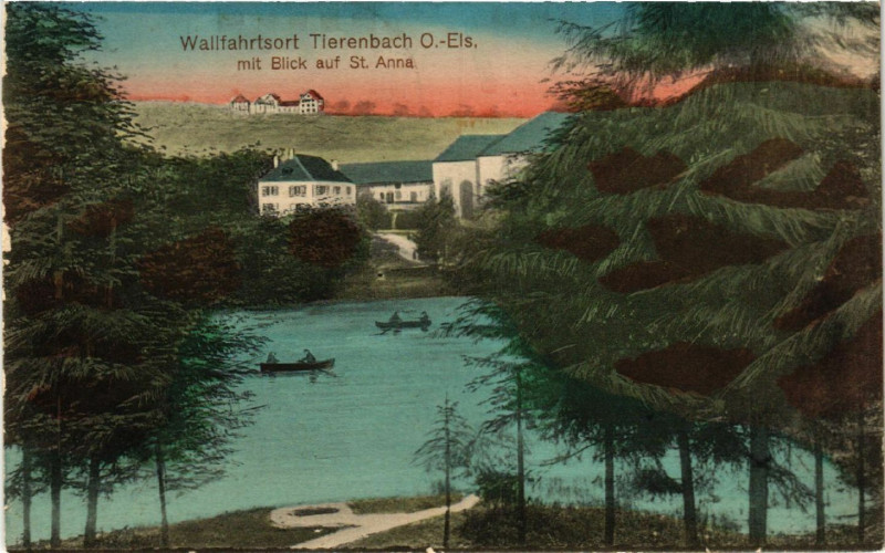 Carte postale ancienne Wallfahrtsort Tierenbach o. Els