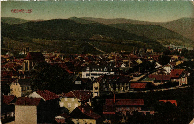 Carte postale ancienne Gebweiler