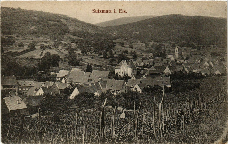 Carte postale ancienne Sulzmatt i. Els.