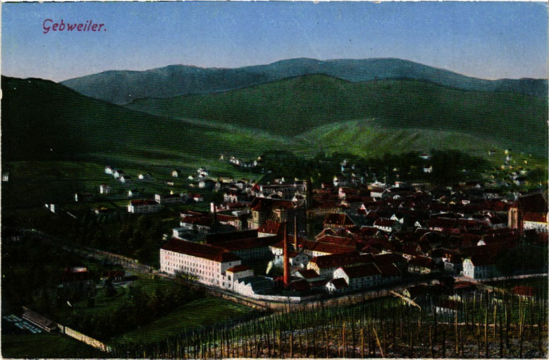 Carte postale ancienne Gebweiler
