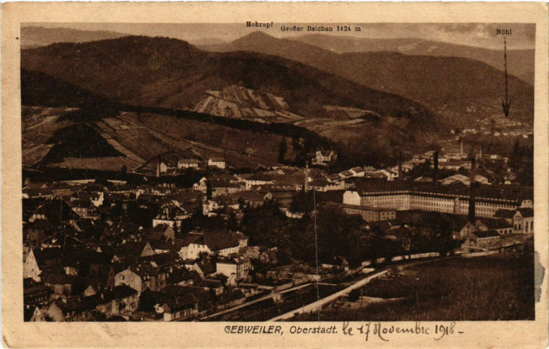 Carte postale ancienne Gebweiler - Oberstadt