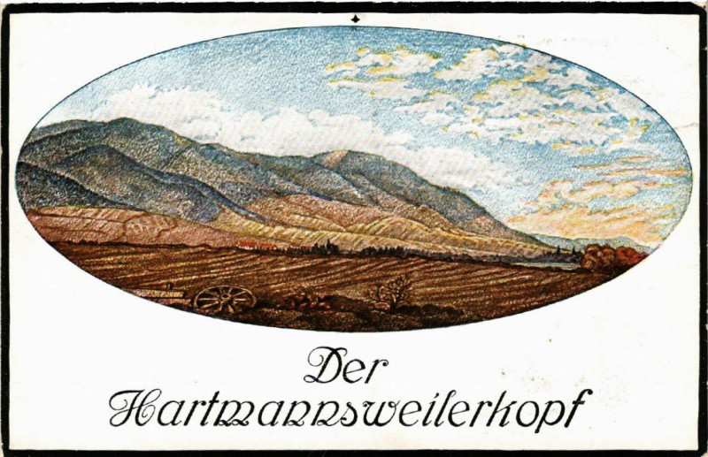 Carte postale ancienne Der Hartmannsweillerkopf