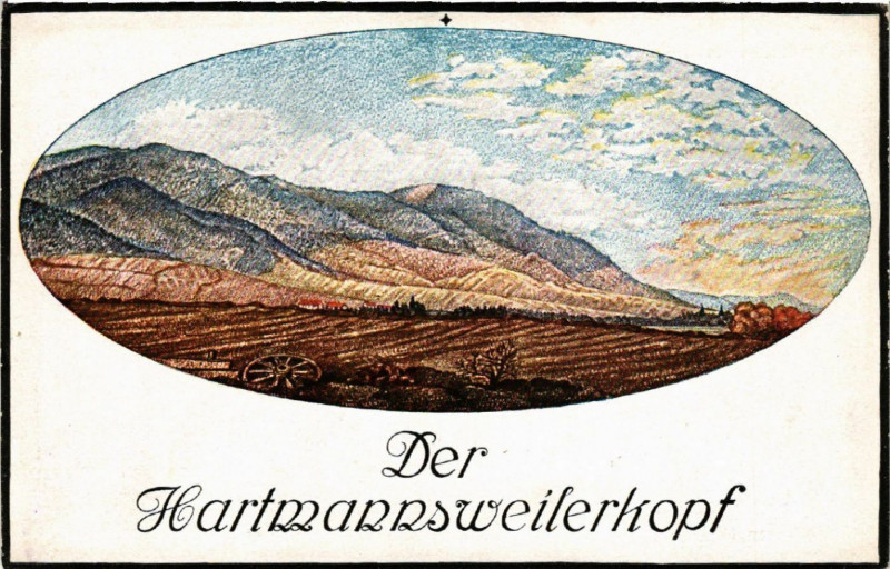 Carte postale ancienne Der Hartmannsweiler Kopf
