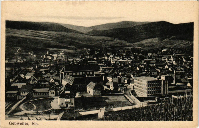 Carte postale ancienne Gebweiler Els