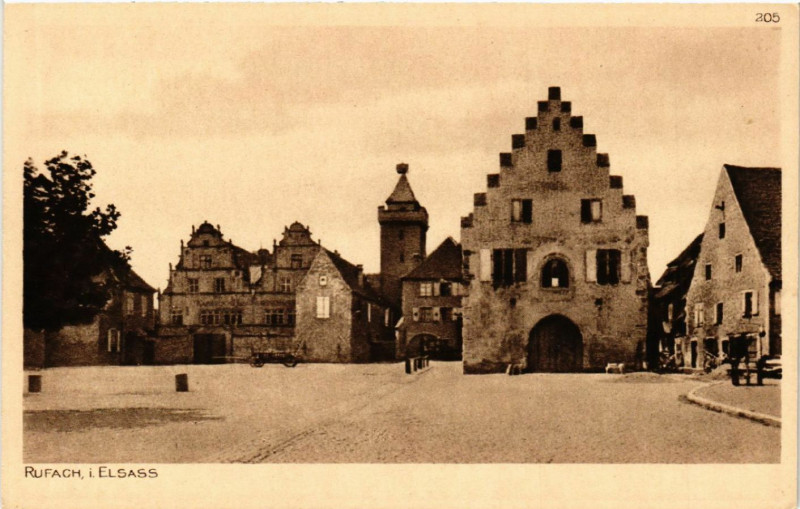 Carte postale ancienne Rufach i. Elsass
