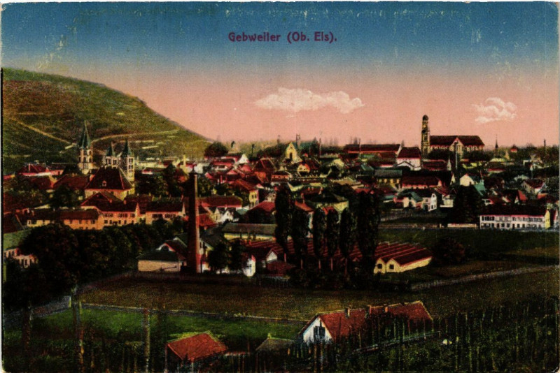 Carte postale ancienne Gebweiler