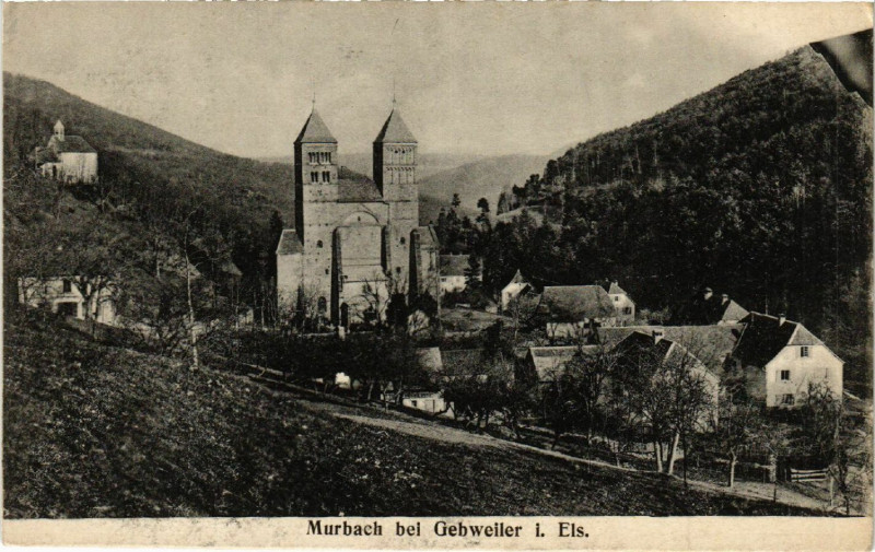 Carte postale ancienne Murbach b. Gebweiler à Murbach