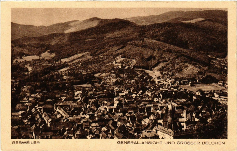 Carte postale ancienne Gebweiler - General Ansicht