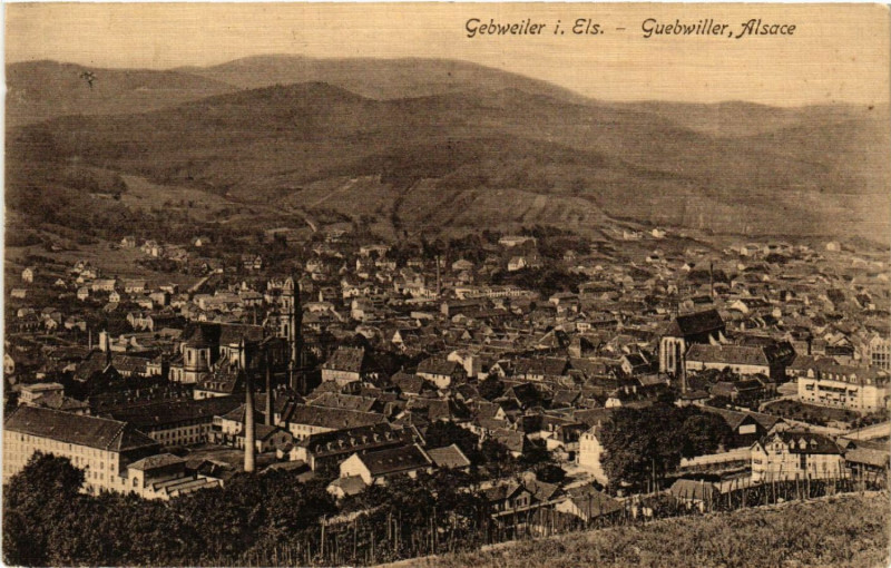 Carte postale ancienne Gebweiler i. Els - Alsace