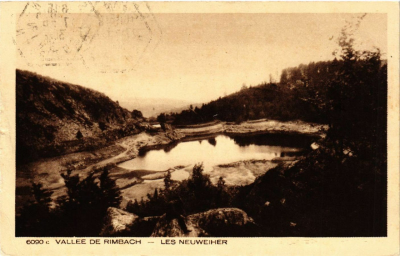 Carte postale ancienne Vallée de Rimbach - Les Neuweiher