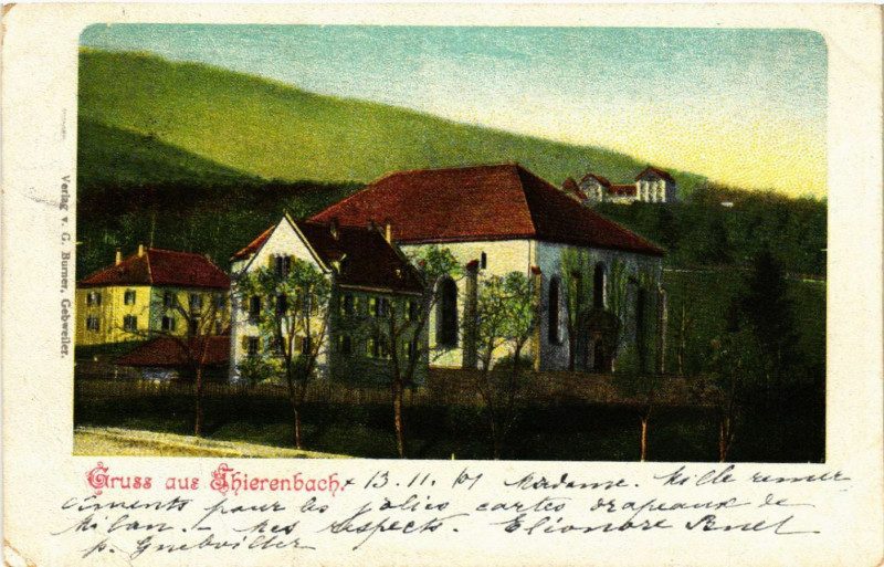 Carte postale ancienne Gruss aus Thierenbach
