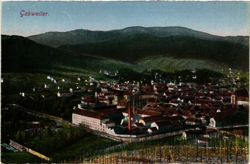 Carte postale ancienne Gebweiler