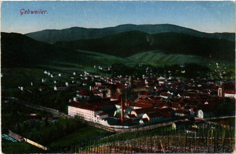 Carte postale ancienne Gebweiler