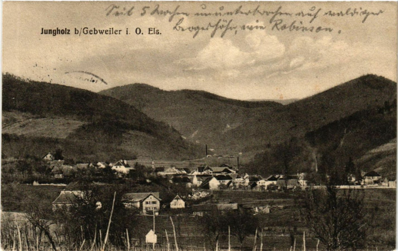 Carte postale ancienne Jungholz b. Gebweiler