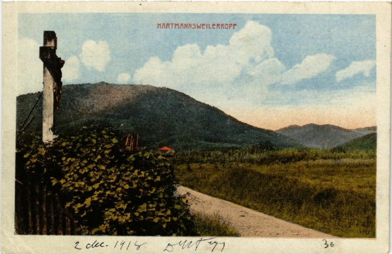 Carte postale ancienne Hartmannsweiler Kopf