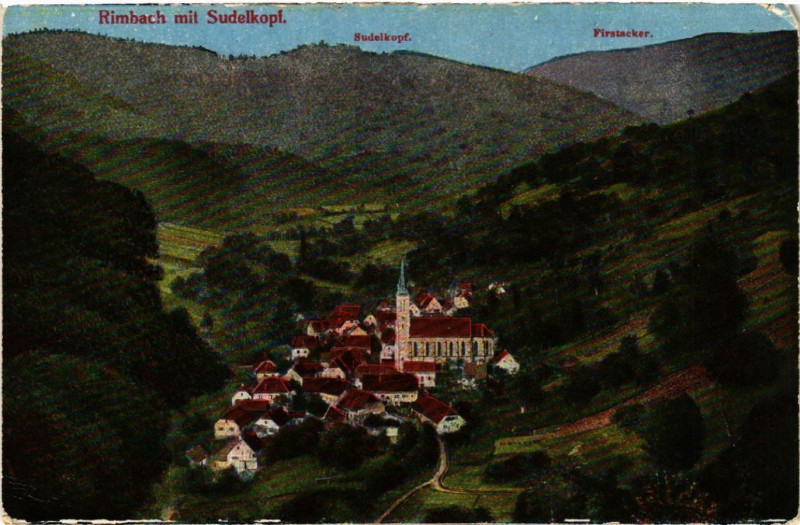 Carte postale ancienne Rimbach mit Sudelkopf
