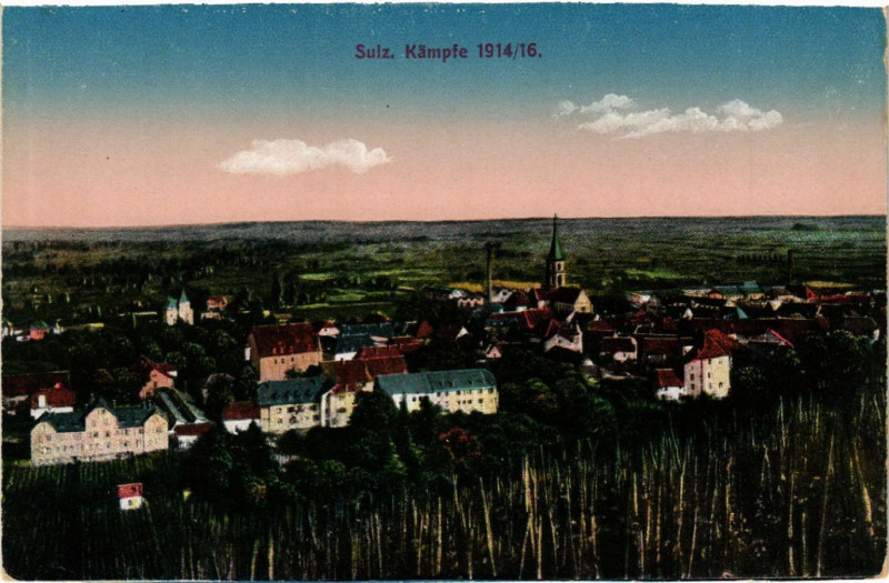 Carte postale ancienne Sulz. Kampfe 1914/16