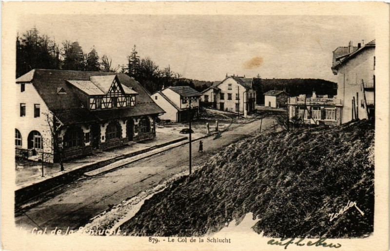 Carte postale ancienne Le Col de la Schlucht