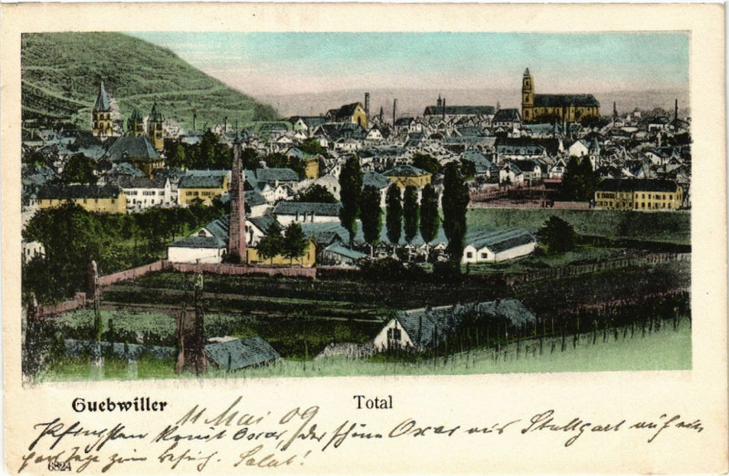 Carte postale ancienne Gebweiler - Total