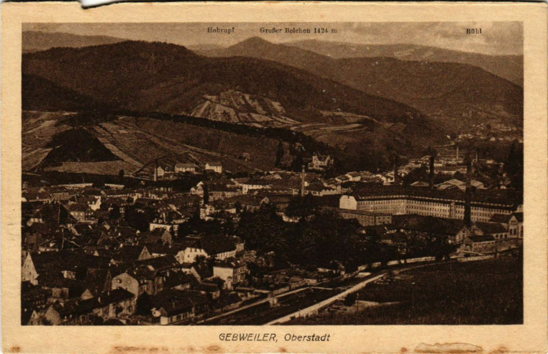 Carte postale ancienne Gebweiler - Oberstadt