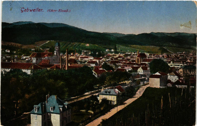Carte postale ancienne Gebweiler
