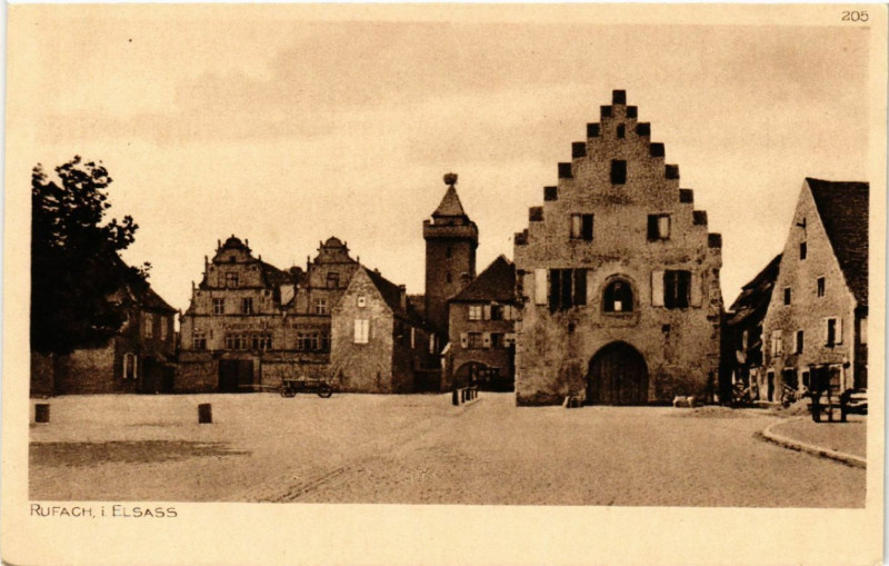 Carte postale ancienne Rufach i. Elsass