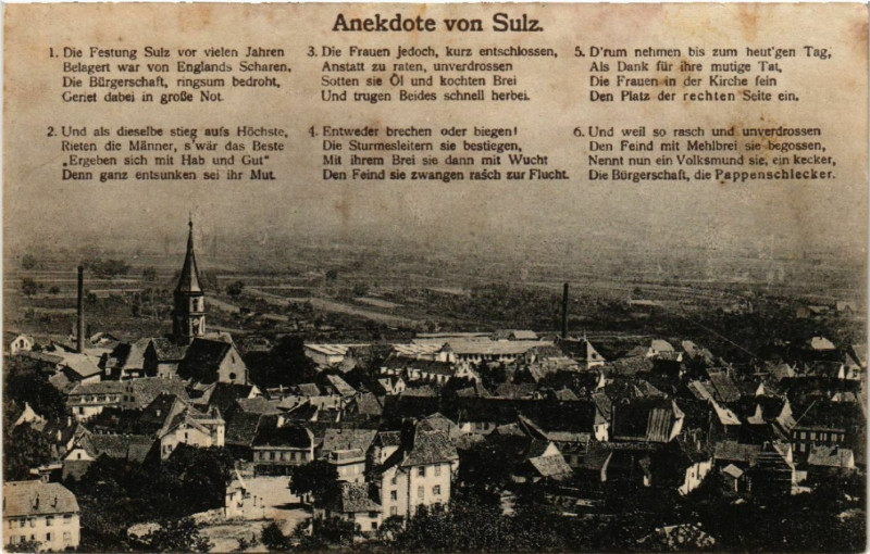 Carte postale ancienne Ankedote von Sulz