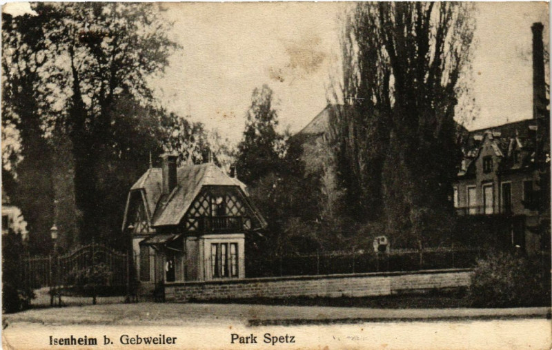 Carte postale ancienne Isenheim b. Gebweiler