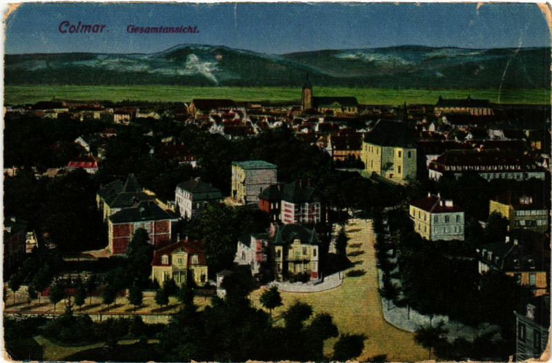 Carte postale ancienne Colmar - Gesamtansicht à Colmar