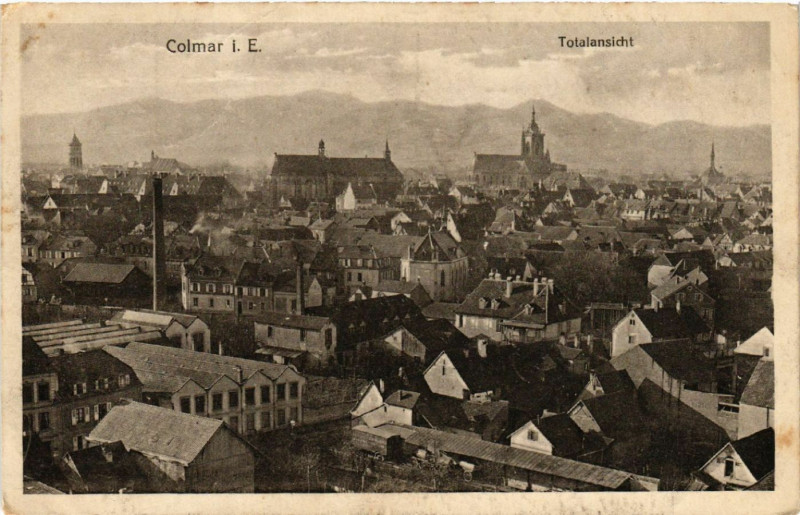 Carte postale ancienne Colmar - Totalansicht à Colmar