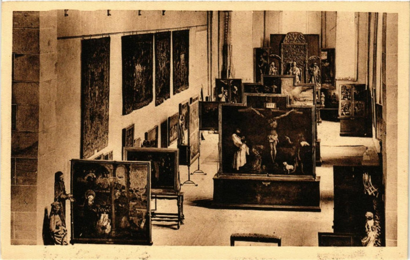 Carte postale ancienne Musée des Unterlinden a Colmar à Colmar