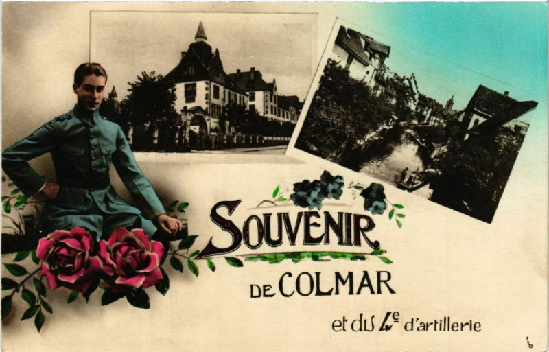 Carte postale ancienne Souvenir de Colmar à Colmar