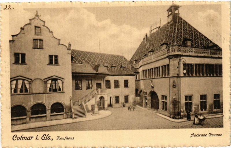 Carte postale ancienne Colmar i. els. - Kaufhaus à Colmar