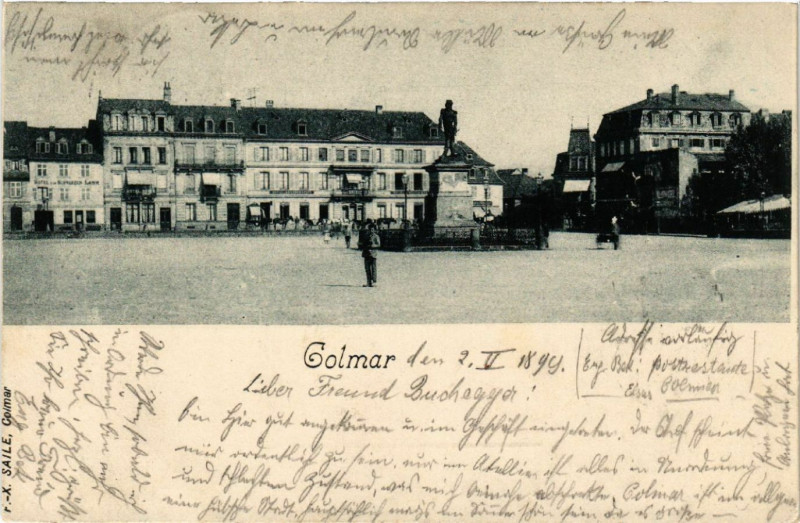 Carte postale ancienne Colmar à Colmar