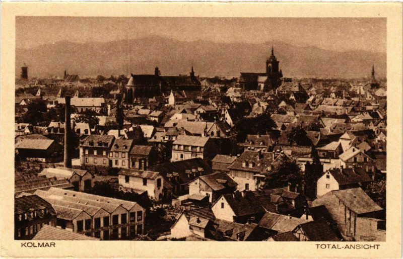 Carte postale ancienne Kolmar - Total ansicht