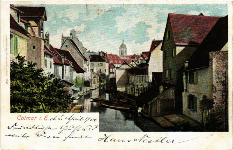 Carte postale ancienne Colmar i. E. à Colmar